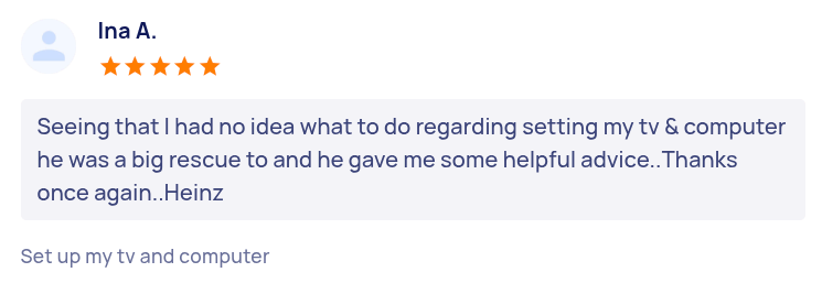 Customer review 5